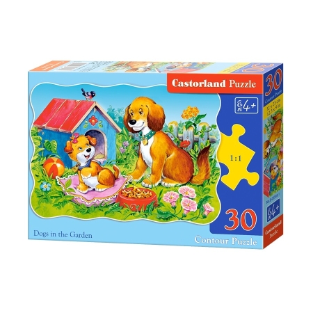 PUZZLE CASTOR 30 el. Pies w Ogrodzie